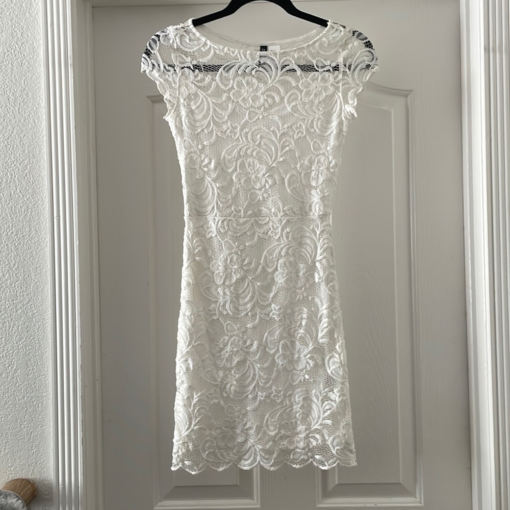 White Lace Dress